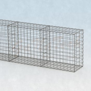 Gabionenwand50cm tief, 1m hoch