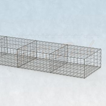 Gabionenwand1m tief, 50cm hoch
