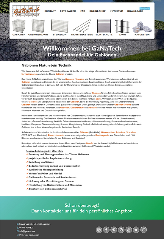 GaNaTech Website