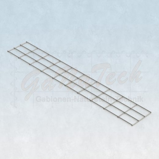 Gabionenmatte 15 x 100cm, Draht Ø 4,5mm, Maschenweite 5/10cm