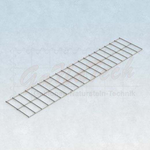 Gabionenmatte 100 x 20cm, Draht Ø 4,5mm, Maschenweite 5/10cm