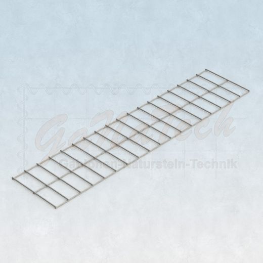 Gabionenmatte 90 x 20cm, Draht Ø 4,5mm, Maschenweite 5/10cm
