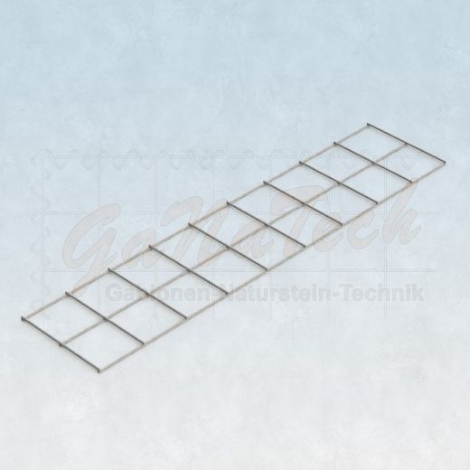 Gabionenmatte 90 x 20cm, Draht Ø 4,5mm, Maschenweite 10/10cm