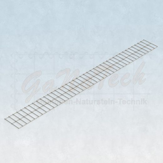 Gabionenmatte 200 x 20cm, Draht Ø 4,5mm, Maschenweite 5/10cm
