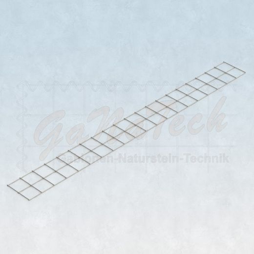 Gabionenmatte 200 x 20cm, Draht Ø 4,5mm, Maschenweite 10/10cm