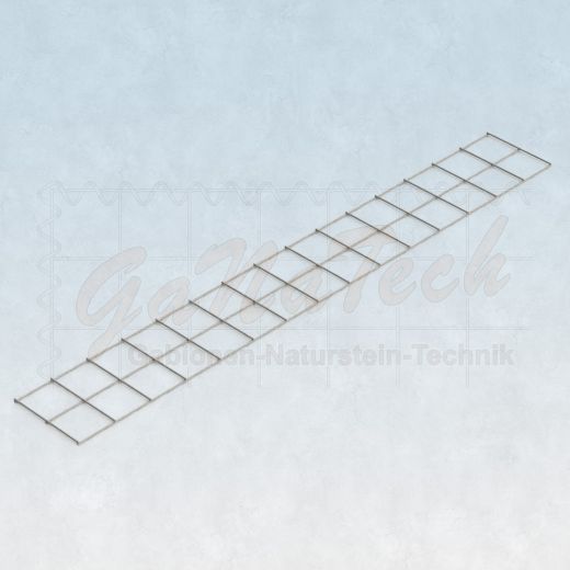 Gabionenmatte 150 x 20cm, Draht Ø 4,5mm, Maschenweite 10/10cm