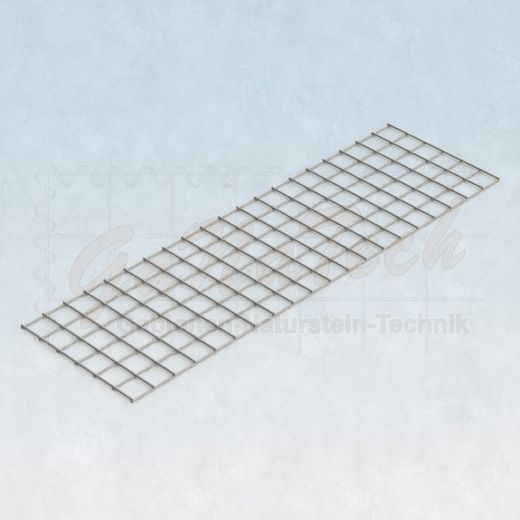Gabionenmatte 100 x 30cm, Draht Ø 4,5mm, Maschenweite 5/5cm