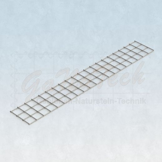 Gabionenmatte 100 x 15cm, Draht Ø 4,5mm, Maschenweite 5/5cm