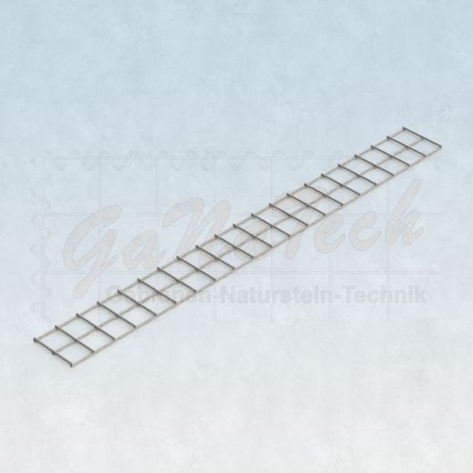 Gabionenmatte 100 x 10cm, Draht Ø 4,5mm, Maschenweite 5/5cm