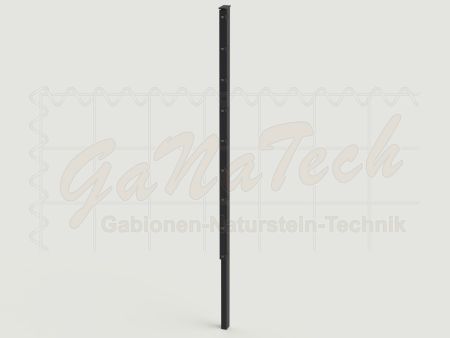 Doppelstabmatten Zaunset 10m lang, 1,63m hoch, RAL7016 anthrazit