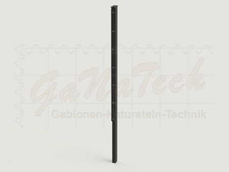 Doppelstabmatten Zaunset 20m lang, 1,23m hoch, RAL7016 anthrazit