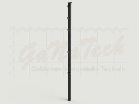 Doppelstabmatten Zaunset 30m lang, 1,23m hoch, RAL7016 anthrazit