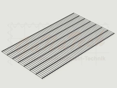 Doppelstabmatten Zaunset 30m lang, 1,43m hoch, RAL7016 anthrazit