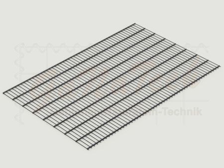 Doppelstabmatten Zaunset 12,5m lang, 1,63m hoch, RAL7016 anthrazit