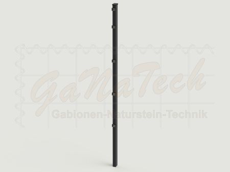 Doppelstabmatten Zaunset 27,5m lang, 1,43m hoch, RAL7016 anthrazit