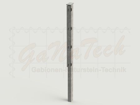 Doppelstabmatten Zaunset 25m lang, 0,63m hoch, feuerverzinkt