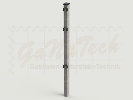 Doppelstabmatten Zaunset 25m lang, 0,63m hoch, feuerverzinkt