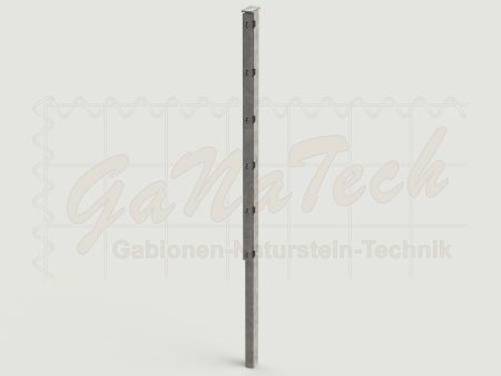 Doppelstabmatten Zaunset 22,5m lang, 1,03m hoch, feuerverzinkt