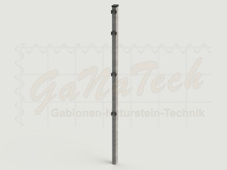 Doppelstabmatten Zaunset 30m lang, 1,03m hoch, feuerverzinkt