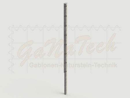 Doppelstabmatten Zaunset 15m lang, 1,43m hoch, feuerverzinkt