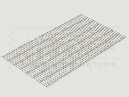 Doppelstabmatten Zaunset 20m lang, 1,43m hoch, feuerverzinkt