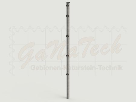 Doppelstabmatten Zaunset 22,5m lang, 1,43m hoch, feuerverzinkt