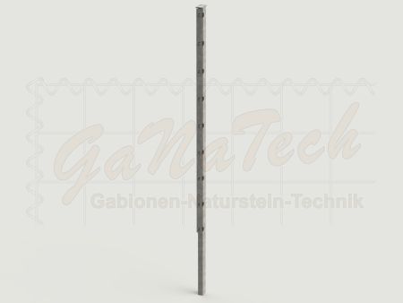 Doppelstabmatten Zaunset 25m lang, 1,63m hoch, feuerverzinkt