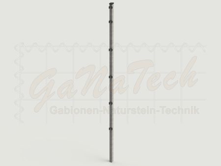 Doppelstabmatten Zaunset 22,5m lang, 1,83m hoch, feuerverzinkt