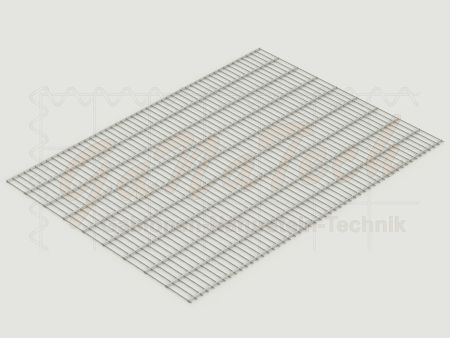 Doppelstabmatten Zaunset 27,5m lang, 1,83m hoch, feuerverzinkt