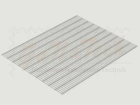 Doppelstabmatten Zaunset 27,5m lang, 2,03m hoch, feuerverzinkt