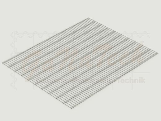 Doppelstabmatten Zaunset 30m lang, 2,03m hoch, feuerverzinkt