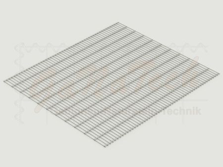 Doppelstabmatten Zaunset 10m lang, 2,23m hoch, feuerverzinkt