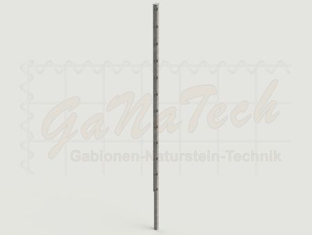 Doppelstabmatten Zaunset 12,5m lang, 2,23m hoch, feuerverzinkt