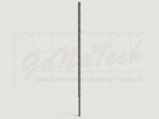 Doppelstabmatten Zaunset 22,5m lang, 2,23m hoch, feuerverzinkt