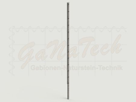 Doppelstabmatten Zaunset 25m lang, 2,43m hoch, feuerverzinkt