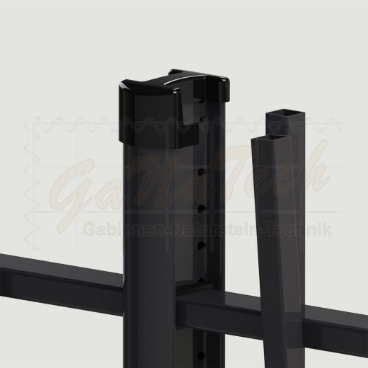 Designzaun Creazen Set 48,5m lang, 1,2m hoch, RAL7016 anthrazit