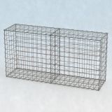 Gabione Basiskorb 200cm lang, 50cm tief, 100cm hoch, mit Trennwand