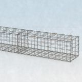 Gabionenwand 2,5m lang, 50cm tief, 50cm hoch
