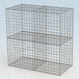 Gabionenwand 2m lang, 100cm tief, 200cm hoch