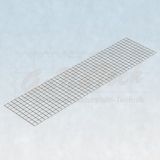 Gabionenmatte 200 x 50cm, Draht Ø 4,5mm, Maschenweite 5/5cm