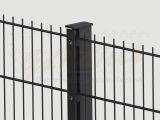 Doppelstabmatten Zaunset 10m lang, 2,23m hoch, RAL7016 anthrazit