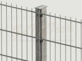 Doppelstabmatten Zaunset 22,5m lang, 2,03m hoch, feuerverzinkt