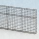 Gabionenzaun 5m lang, 25cm tief, 150cm hoch