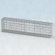 Gabionenzaun 200x25x50cm, Draht Ø 4,5mm, Erweiterung, ohne Trennwand
