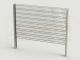 Steinzaun "Solid" Grundelement 255 x 20 x 163cm, Maschenweite 5/20cm