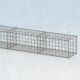 Gabionenwand 4m lang, 50cm tief, 50cm hoch