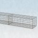Gabionenwand 2,5m lang, 50cm tief, 50cm hoch