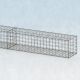 Gabionenwand 7m lang, 50cm tief, 50cm hoch