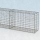 Gabionenwand 2,5m lang, 50cm tief, 100cm hoch