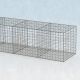 Gabionenwand 4m lang, 100cm tief, 100cm hoch